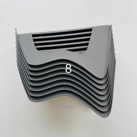 8 IKEA MURVEL Shoe organizer, gray - Picture 1 of 14